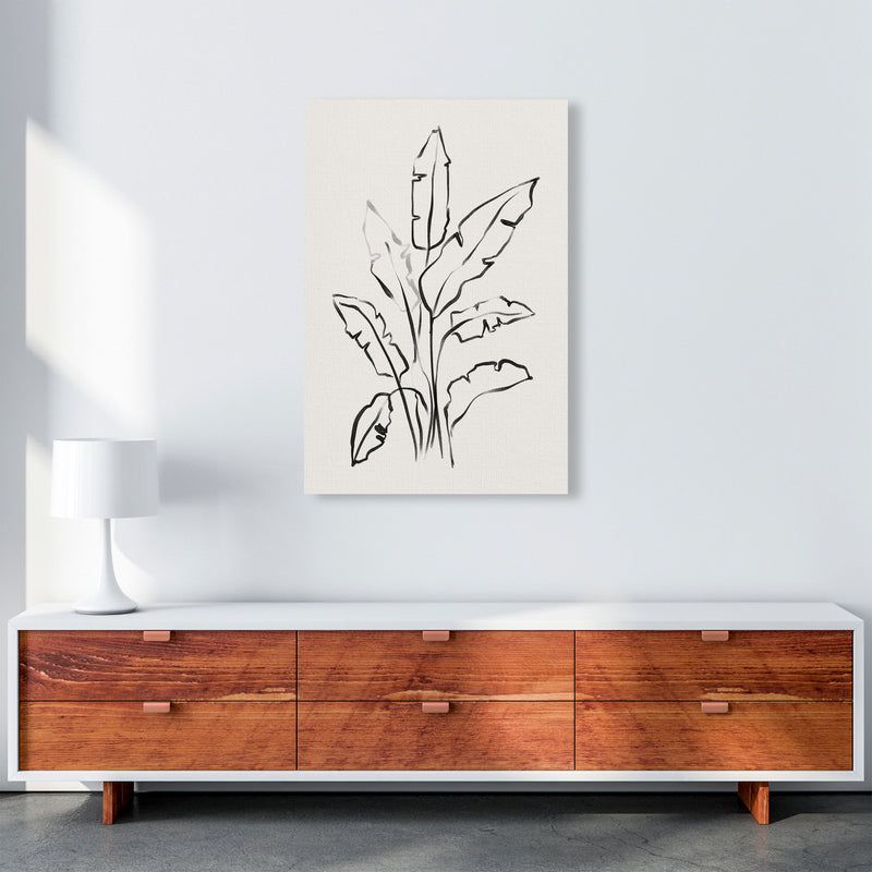 Banana Leafs Drawing Art Print by Seven Trees Design A1 Canvas