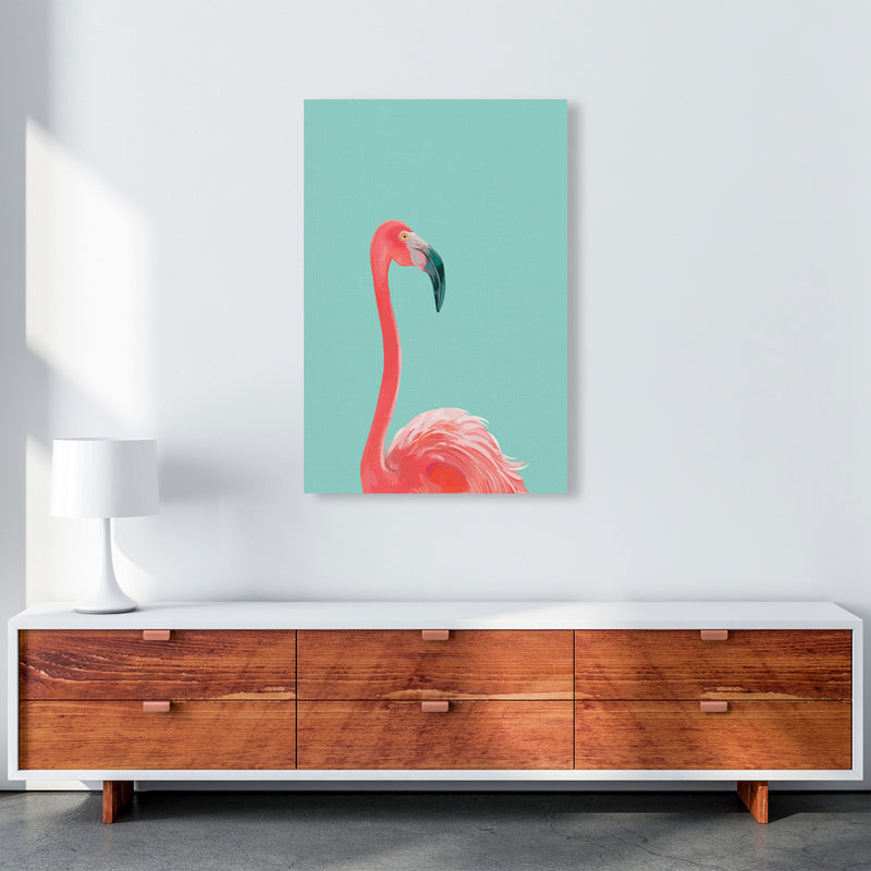 Flamingo In The Sky Art Print by Seven Trees Design A1 Canvas