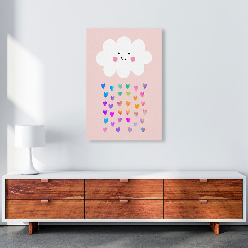 Happy Cloud Art Print by Seven Trees Design A1 Canvas
