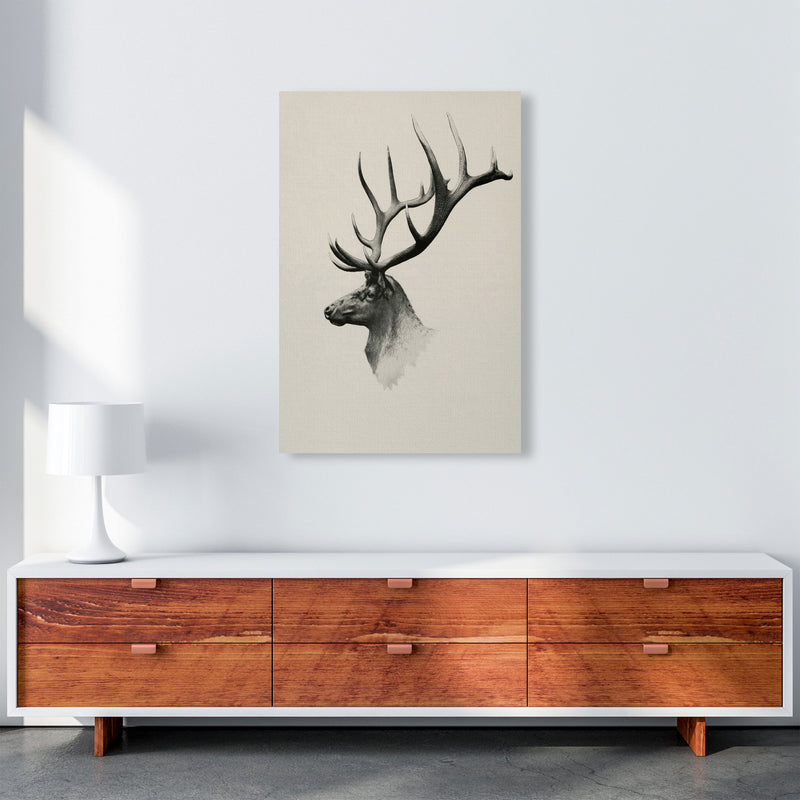 Mountain Reindeer Art Print by Seven Trees Design A1 Canvas
