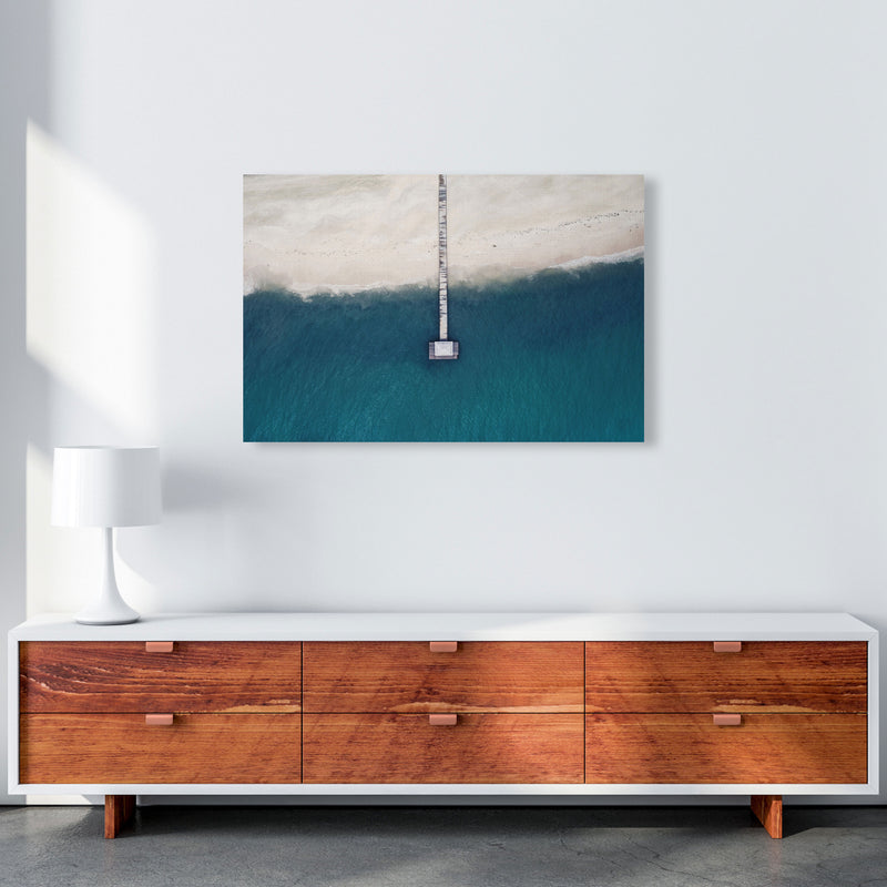 The bay from the sky Art Print by Seven Trees Design A1 Canvas