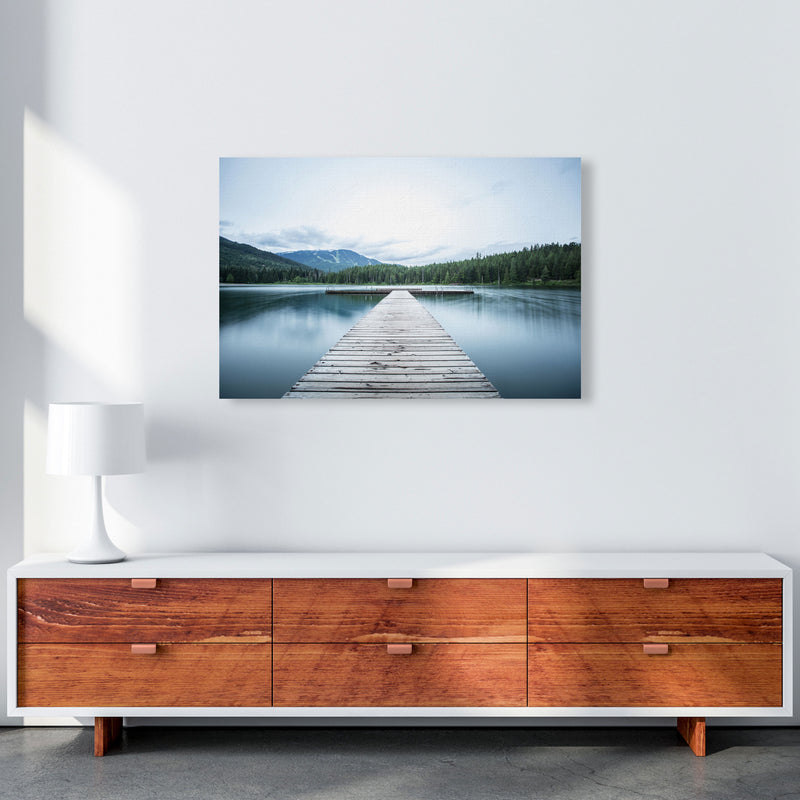 The Lake Art Print by Seven Trees Design A1 Canvas