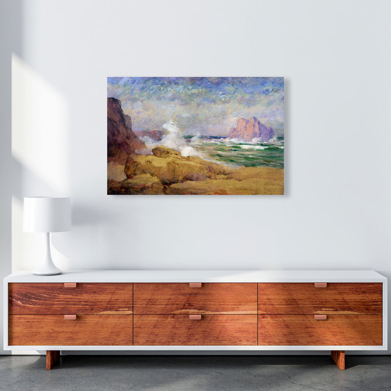 The Ocean and the Bay Painting Art Print by Seven Trees Design A1 Canvas