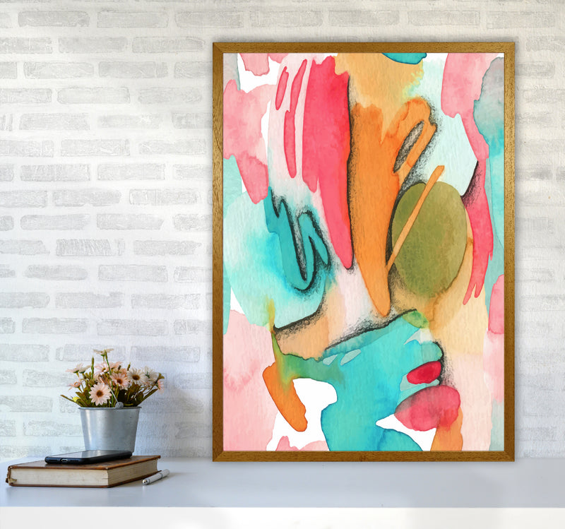 Abstract Watercolor Art Print by Seven Trees Design A1 Print Only