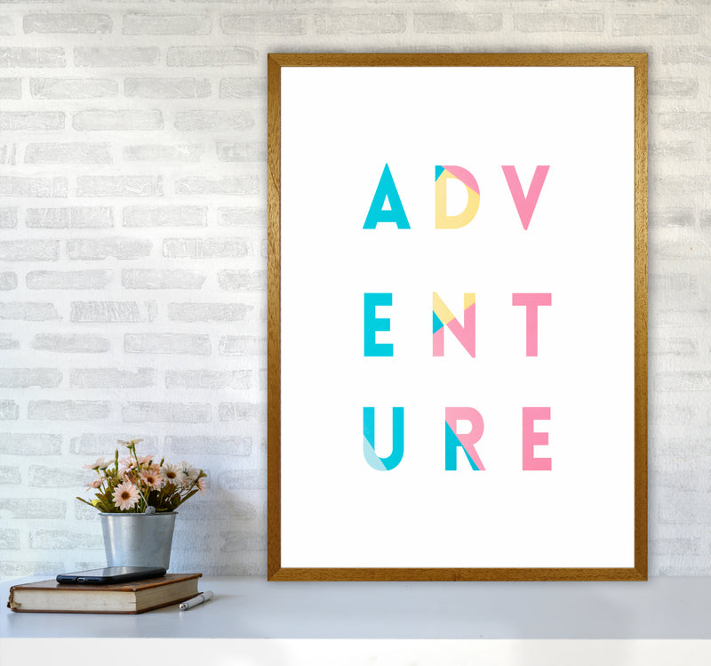 Adventure In Colors Quote Art Print by Seven Trees Design A1 Print Only