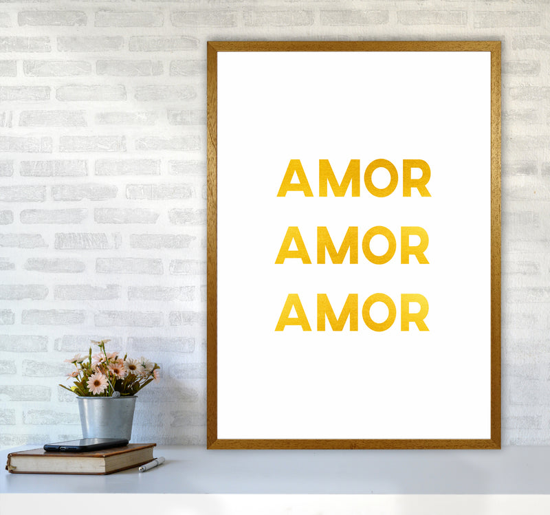 Amor Amor Amor Quote Art Print by Seven Trees Design A1 Print Only