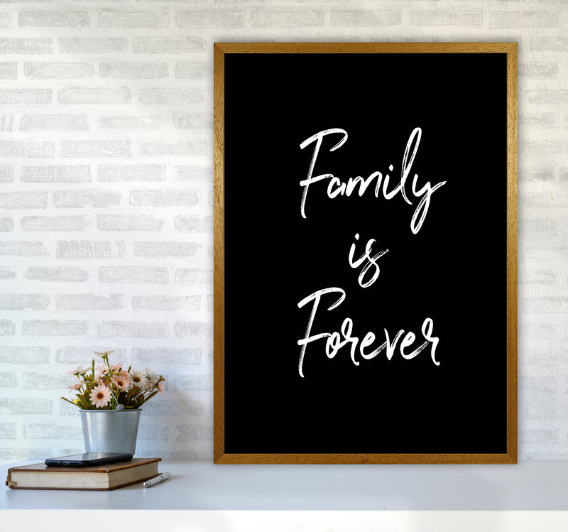 Family is Foreve Quote Art Print by Seven Trees Design A1 Print Only