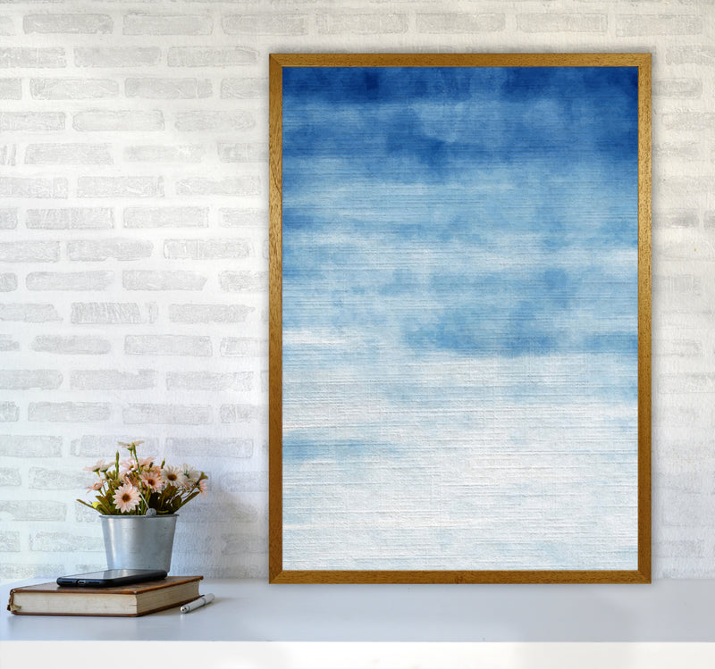 Abstract Blue Art Print by Seven Trees Design A1 Print Only