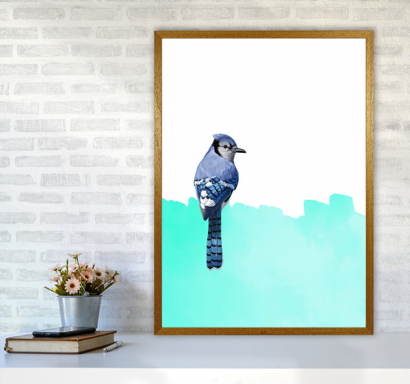 Bird Blue Art Print by Seven Trees Design A1 Print Only
