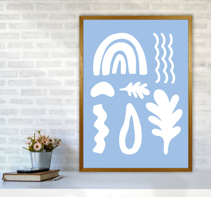 Abstract Happy Shapes Art Print by Seven Trees Design A1 Print Only