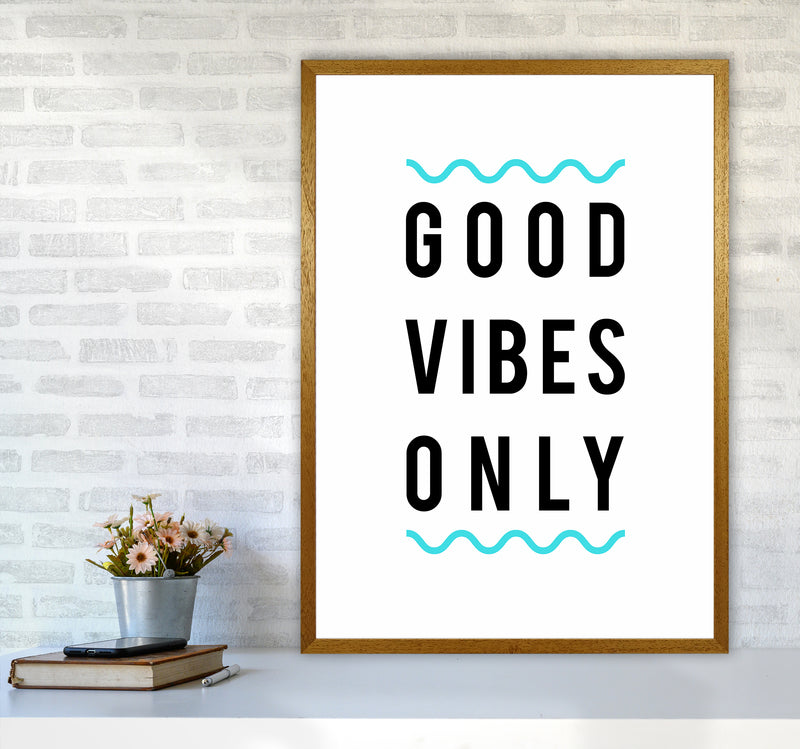 Good Vibes Only Quote Art Print by Seven Trees Design A1 Print Only