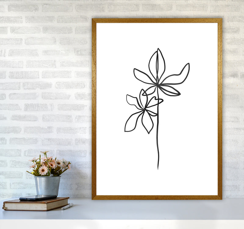 Lines Leaves I Art Print by Seven Trees Design A1 Print Only