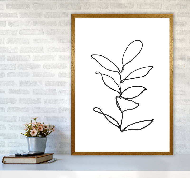 Lines Leaves II Art Print by Seven Trees Design A1 Print Only