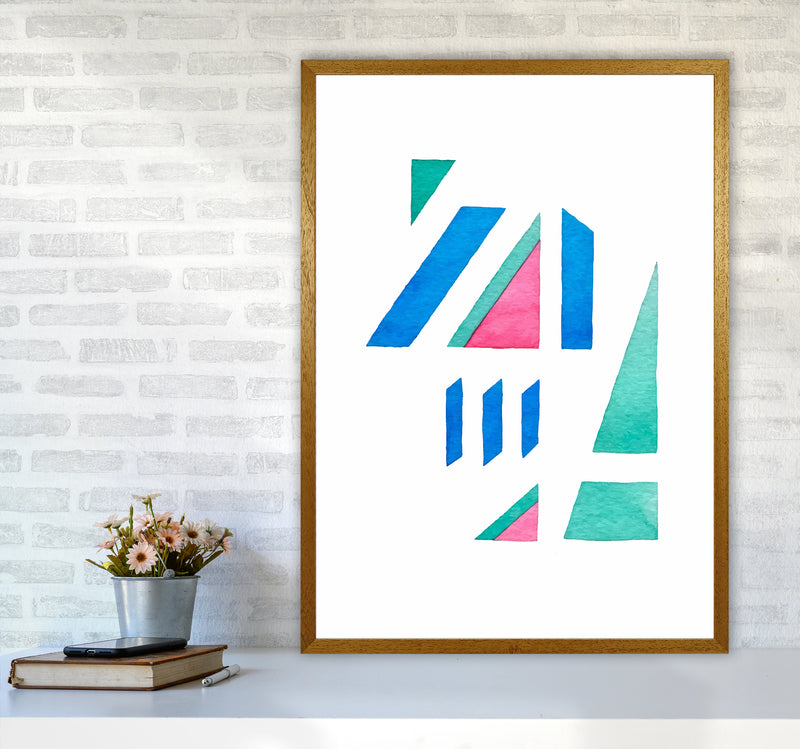 Modern Abstract Watercolor Art Print by Seven Trees Design A1 Print Only
