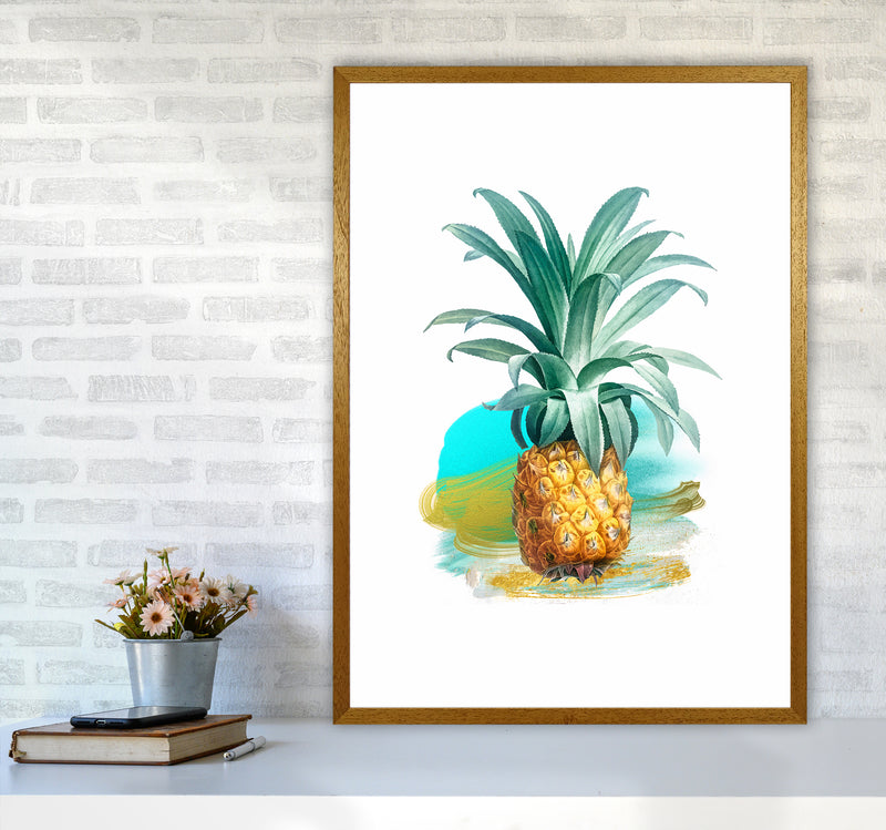 Modern Pineapple Kitchen Art Print by Seven Trees Design A1 Print Only