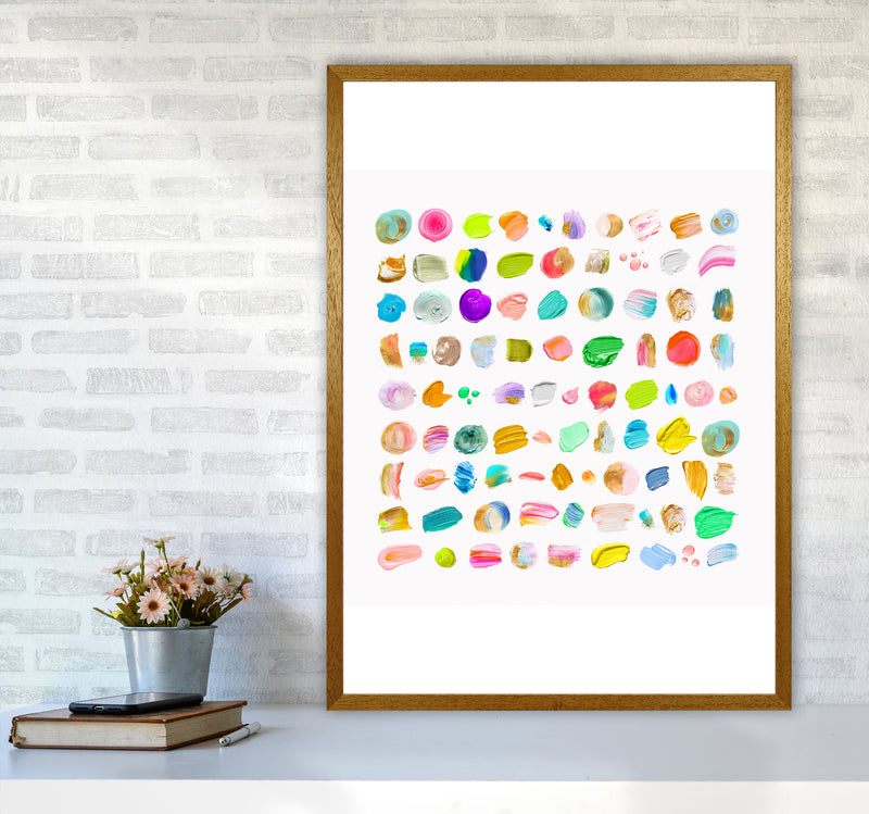 Painting Paradise Abstract Art Print by Seven Trees Design A1 Print Only