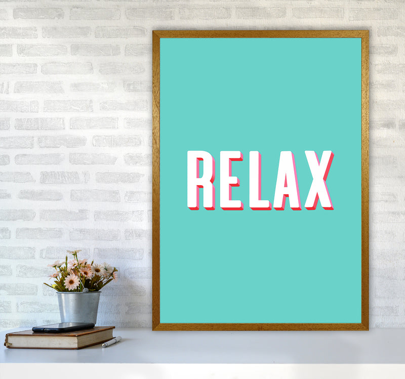 Relax Quote Art Print by Seven Trees Design A1 Print Only