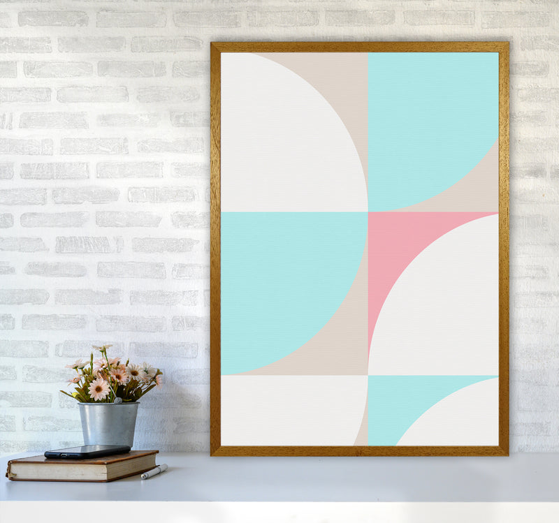 Scandinavian Shapes I Abstract Art Print by Seven Trees Design A1 Print Only