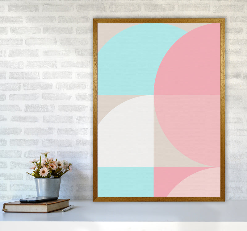 Scandinavian Shapes II Abstract Art Print by Seven Trees Design A1 Print Only