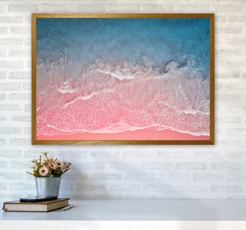 The Pink Ocean Photography Art Print by Seven Trees Design A1 Print Only