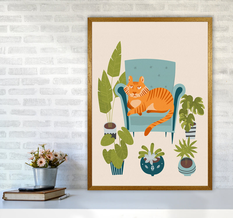 The Tiger of the city Art Print by Seven Trees Design A1 Print Only