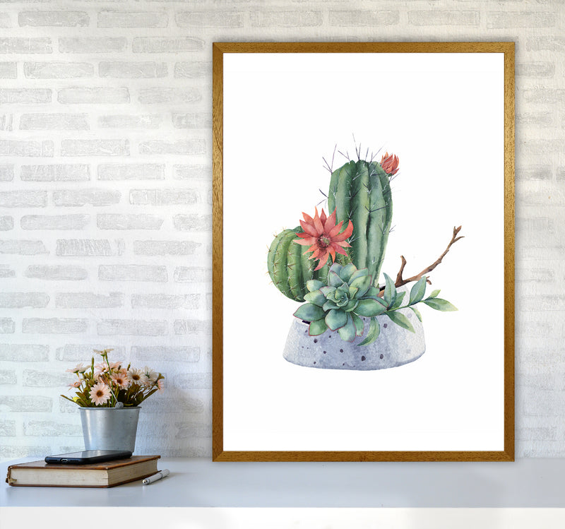 The Watercolor Cactus Art Print by Seven Trees Design A1 Print Only