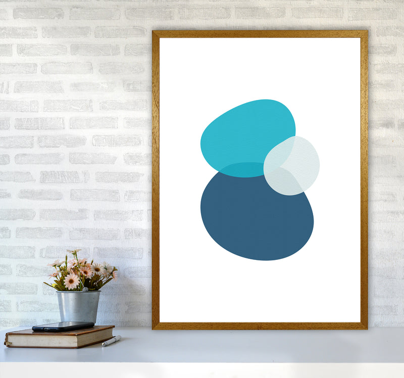 Three Stones Abstract Art Print by Seven Trees Design A1 Print Only