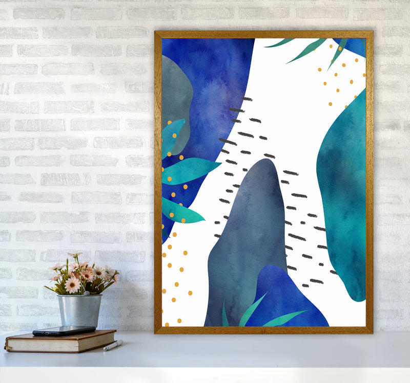 Watercolor Abstract Jungle Art Print by Seven Trees Design A1 Print Only