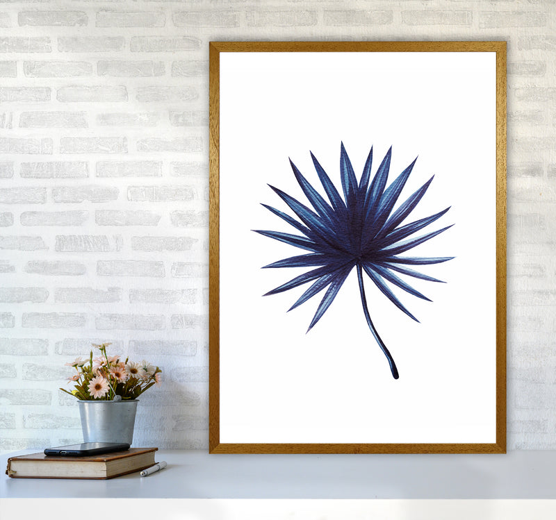 Watercolor Blue Leaf I Art Print by Seven Trees Design A1 Print Only