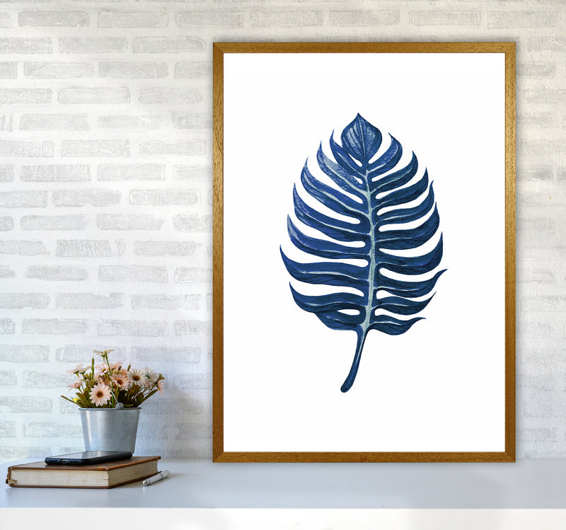 Watercolor Blue Leaf II Art Print by Seven Trees Design A1 Print Only