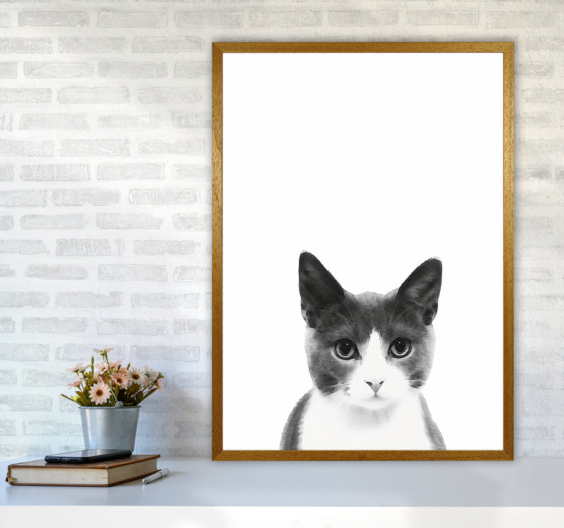 Watercolor Cat Art Print by Seven Trees Design A1 Print Only