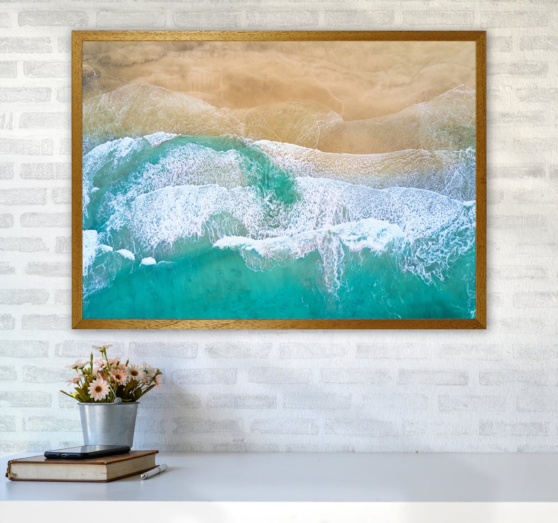 Waves From The Sky Landscape Art Print by Seven Trees Design A1 Print Only