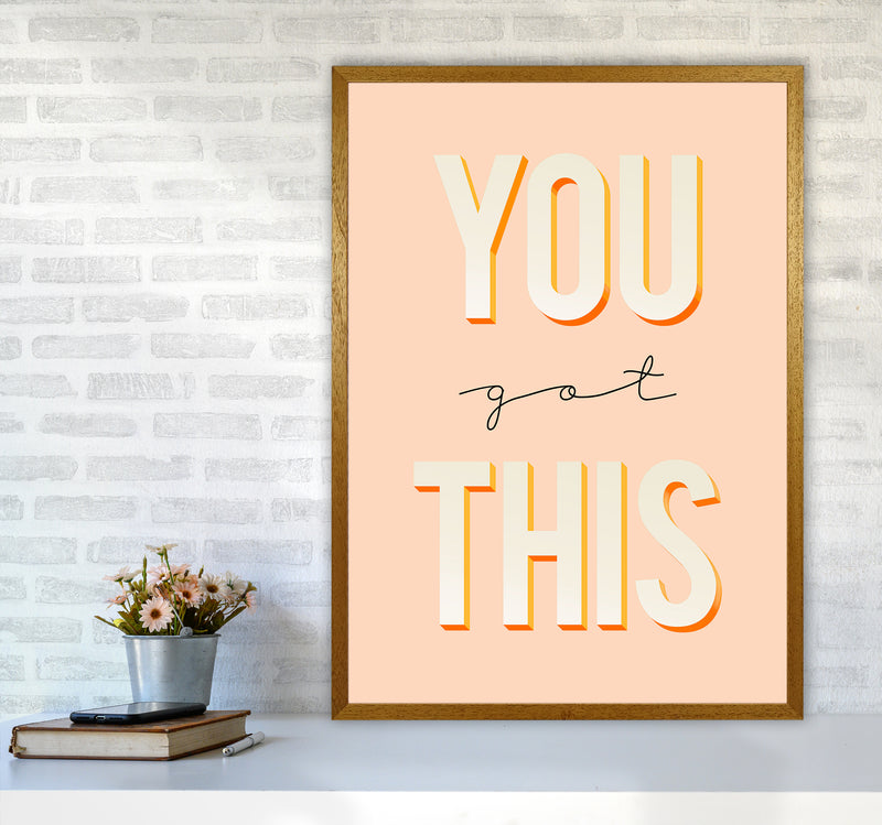 You Got This Quote Art Print by Seven Trees Design A1 Print Only