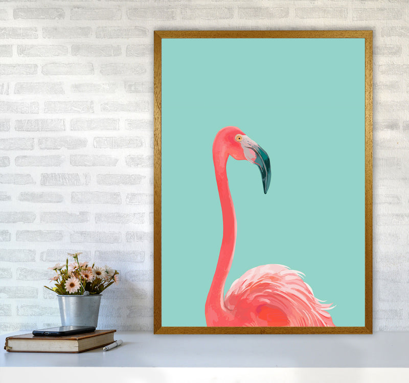 Flamingo In The Sky Art Print by Seven Trees Design A1 Print Only