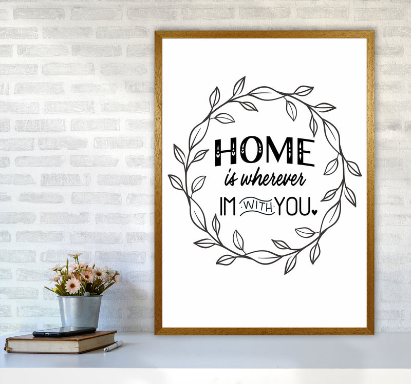 Home With You Art Print by Seven Trees Design A1 Print Only
