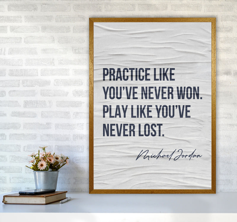 Michael Jordan Quote Art Print by Seven Trees Design A1 Print Only