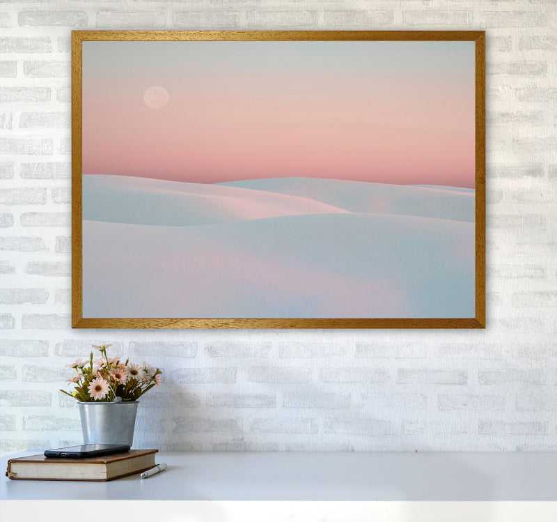 Moon And Dunes Art Print by Seven Trees Design A1 Print Only