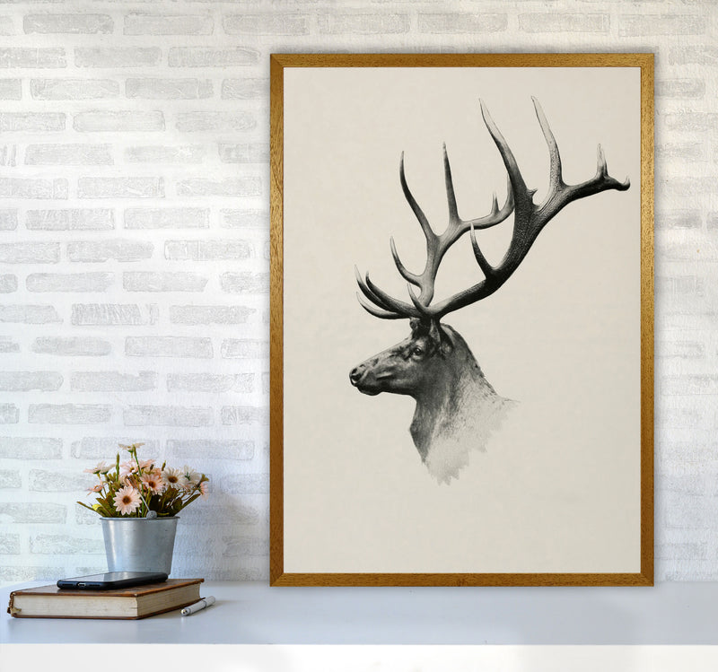 Mountain Reindeer Art Print by Seven Trees Design A1 Print Only