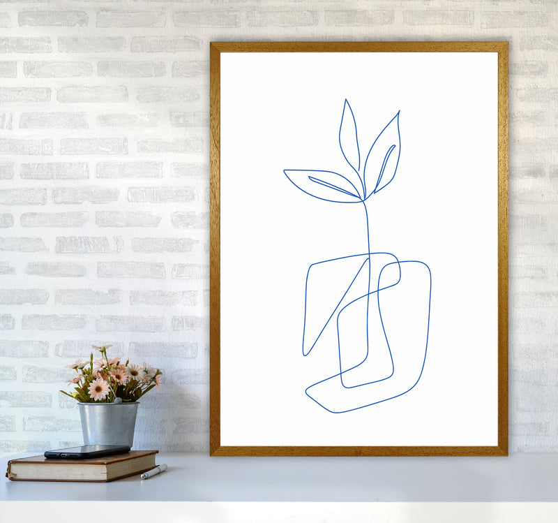 One Line Botanical II Art Print by Seven Trees Design A1 Print Only
