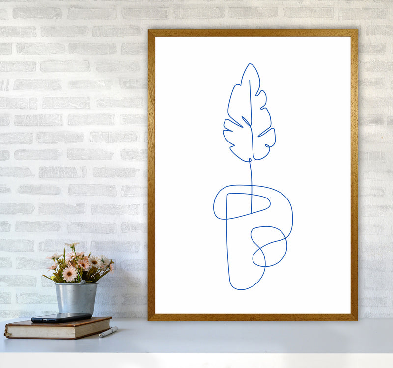 One Line Botanical Art Print by Seven Trees Design A1 Print Only
