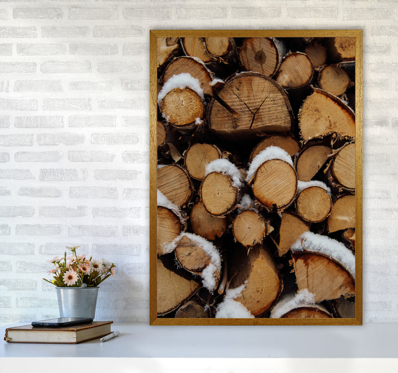 Wood Art Print by Seven Trees Design A1 Print Only