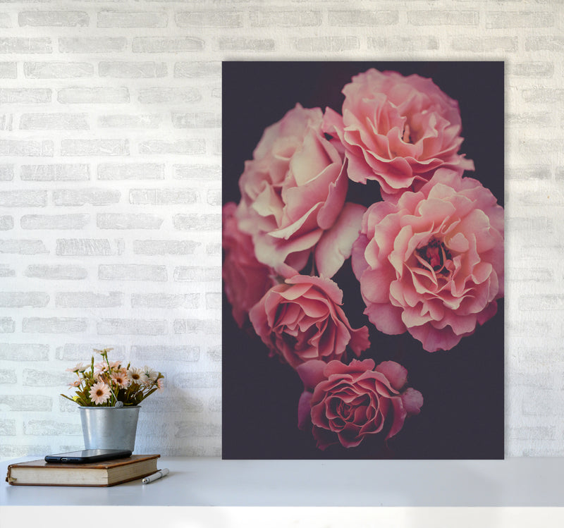 Dreamy Roses Art Print by Seven Trees Design A1 Black Frame