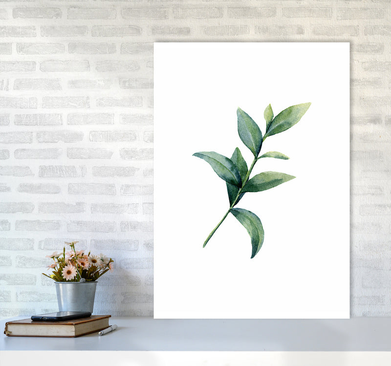 Watercolor Eucalyptus II Art Print by Seven Trees Design A1 Black Frame