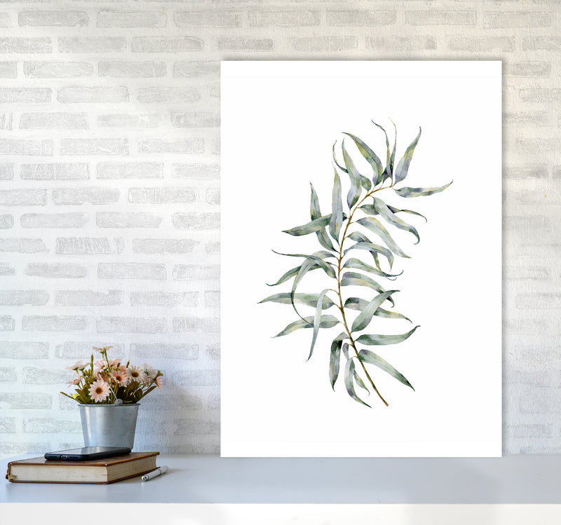 Watercolor Eucalyptus IV Art Print by Seven Trees Design A1 Black Frame