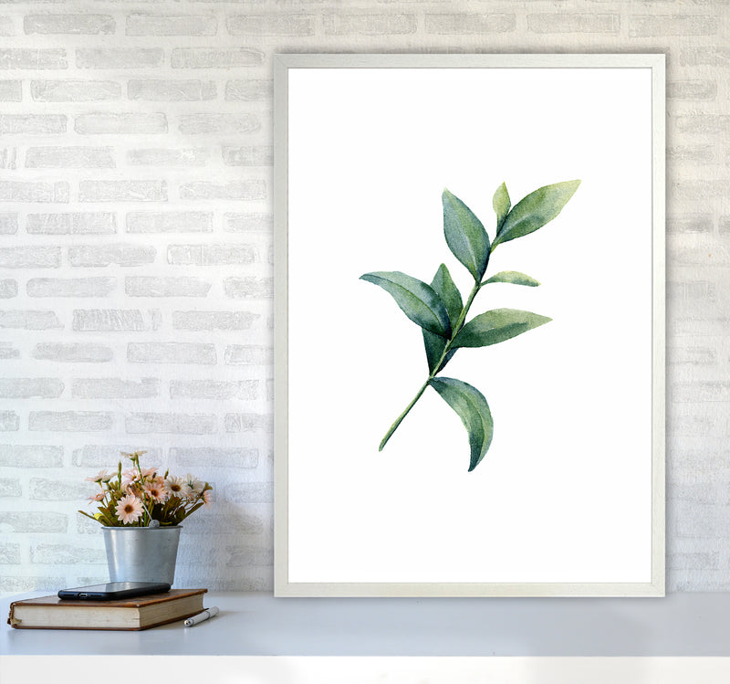 Watercolor Eucalyptus II Art Print by Seven Trees Design A1 Oak Frame