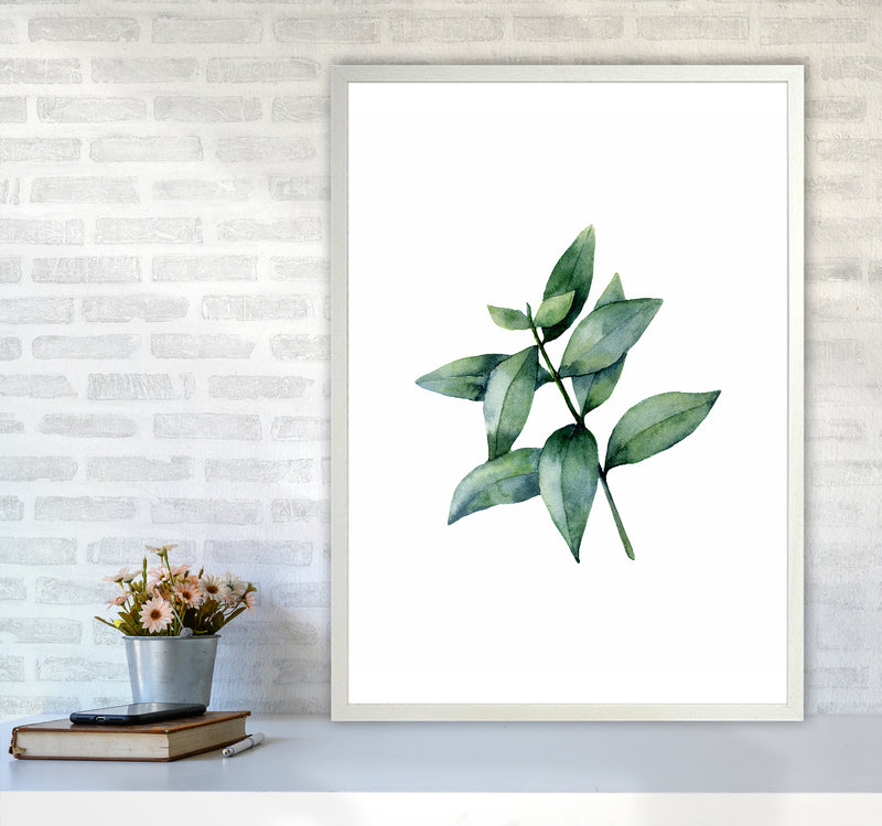 Watercolor Eucalyptus III Art Print by Seven Trees Design A1 Oak Frame
