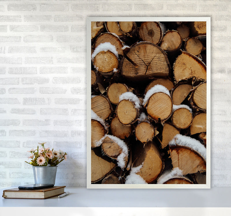 Wood Art Print by Seven Trees Design A1 Oak Frame