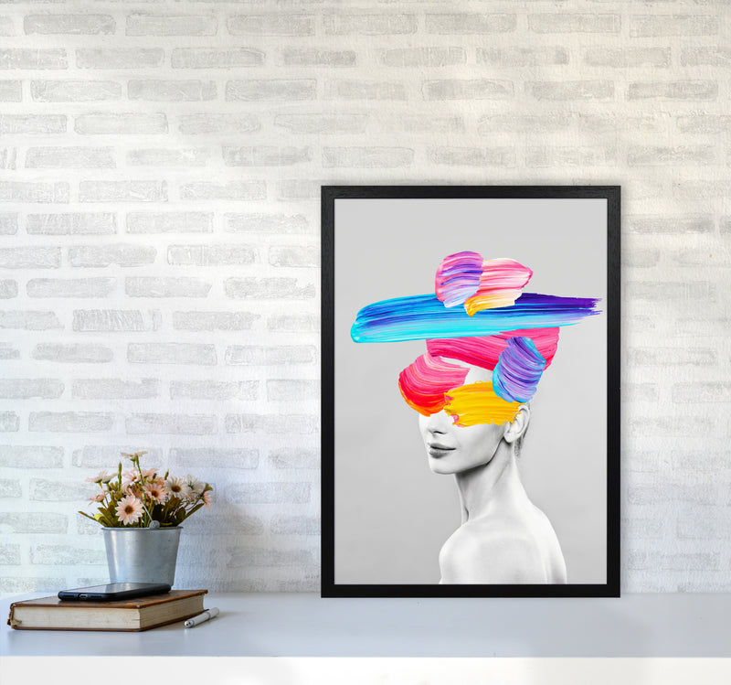Beauty In Colors I Fashion Art Print by Seven Trees Design A2 White Frame
