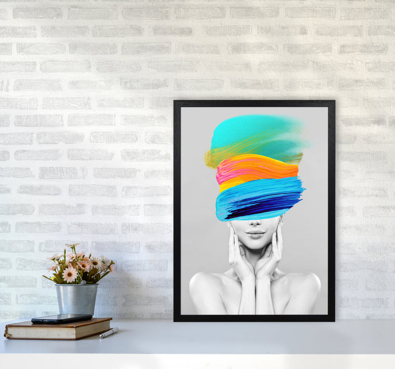 Beauty In Colors II Fashion Art Print by Seven Trees Design A2 White Frame