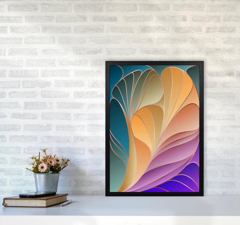Colorful Art Deco IV Art Print by Seven Trees Design A2 White Frame